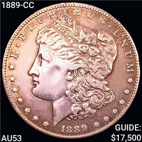 1889-CC Morgan Silver Dollar CLOSELY UNCIRCULATED
