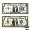 Image 1 : [2]1934 $1 Silver Certificates