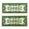 Image 2 : [2]1934 $1 Silver Certificates