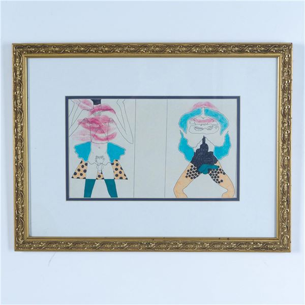 Kyle Ryland Bryce Chapman, Original Mixed Media on Paper