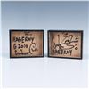 Image 2 : Greg Haberny, Set of 2 Mixed Media Collages on Wood, Signed