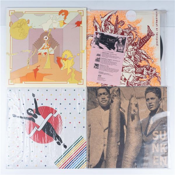 6pc Rock and Experimental Vinyl Record Collection