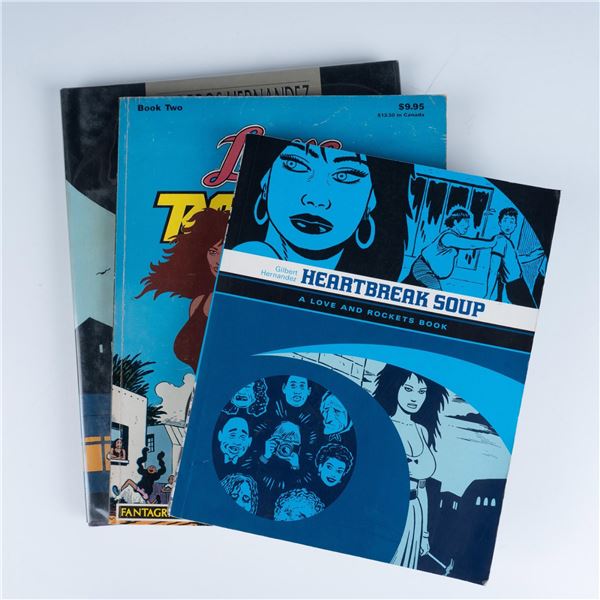 Set of 3 Hernandez Brothers Love and Rockets Comic Books