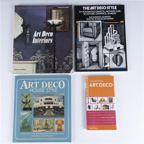 4 Art Deco Design and Architecture Paperback Books