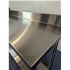 Image 5 : 61" x 18-1/4" Stainless Steel Worktable With Backsplach |ZP Table-1