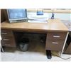 Image 2 : Metal Desk w/ Wood Veneer Top & 5 Drawers 60" x 36" x 28"H (contents not included)