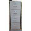 Image 1 : HON Metal 4-Drawer Filing Cabinet 18" x 28" x 52"H