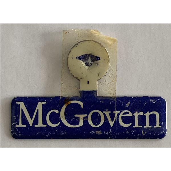 George McGovern lapel tab