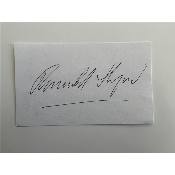Ronald Hynd original signature