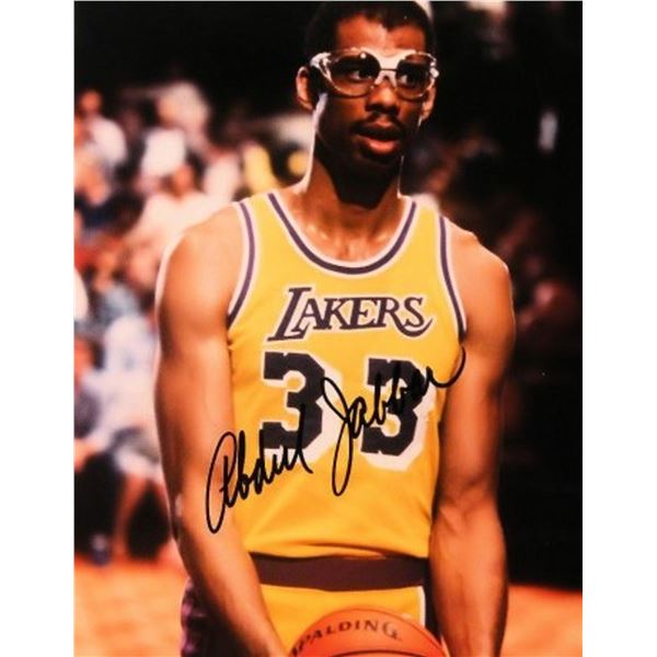 Kareem Abdul-Jabbar signed photo