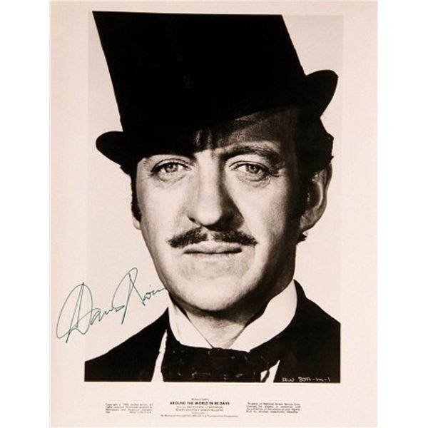 David Niven signed promo photo