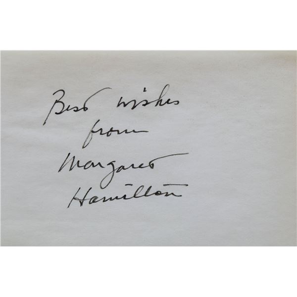 Wicked Witch of the West Margaret Hamilton signed slip