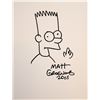 Image 1 : Bart Simpson drawn and signed sketch
