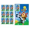 Image 1 : Signed Sylvester and Tweety Stamp Sheet