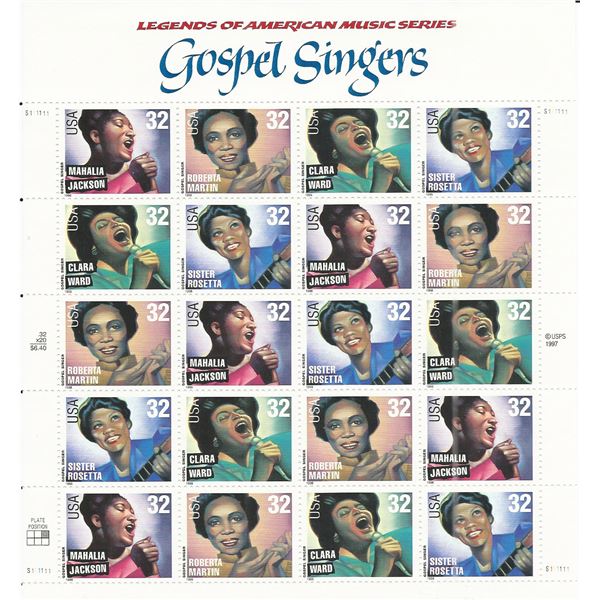 Gospel Singers Stamps