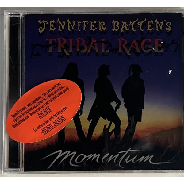 Jennifer Battens Tribal Rage CD. 5x6 inches
