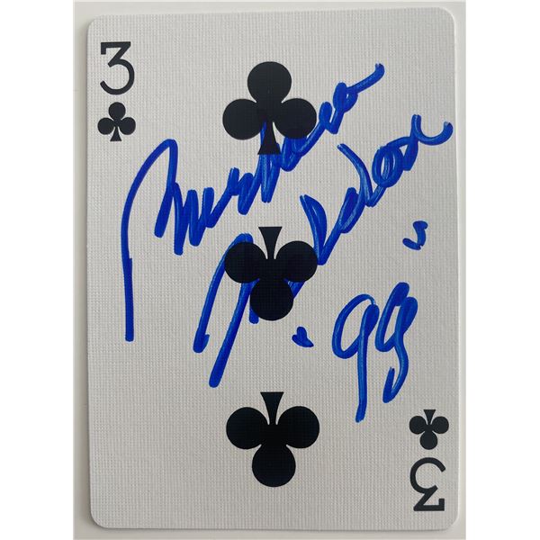 signed playing card