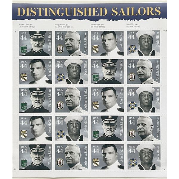 2010 Distinguished Sailors stamp set of 20