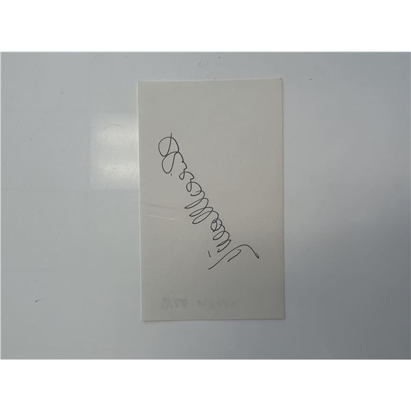 Calamity Jane star Dina Merrill original signature