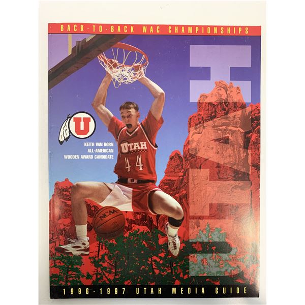 1996-97 Utah Media Guide - Keith Van Horn