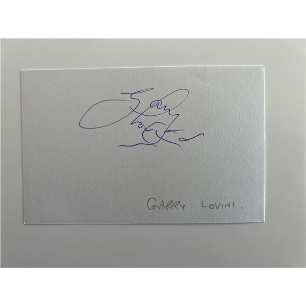 Gary Lovini original signature