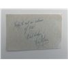 Image 1 : Actor Roy Dotrice signed note