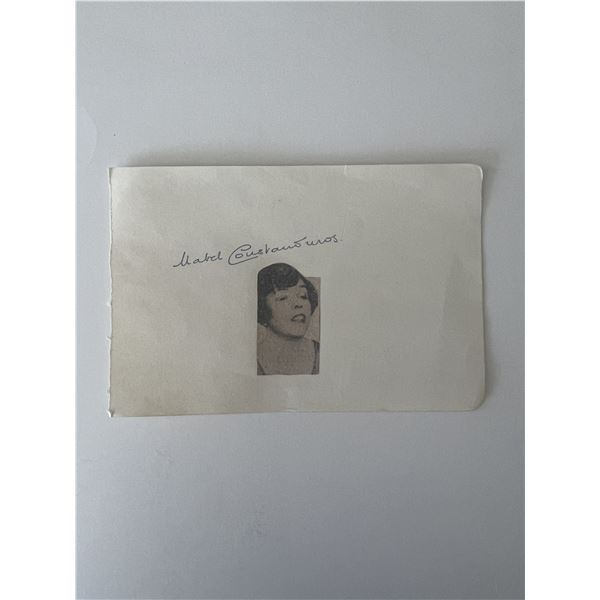 Mabel Constanduros original signature