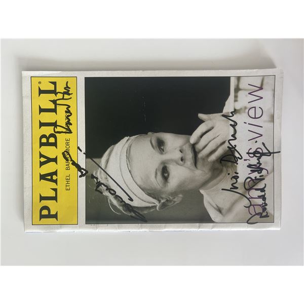 Amy's View cast signed playbill