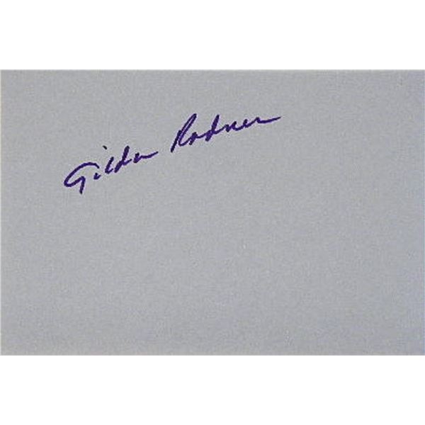 Gilda Radner signature slip