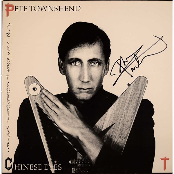 Pete Townshend signed Chinese Eyes album