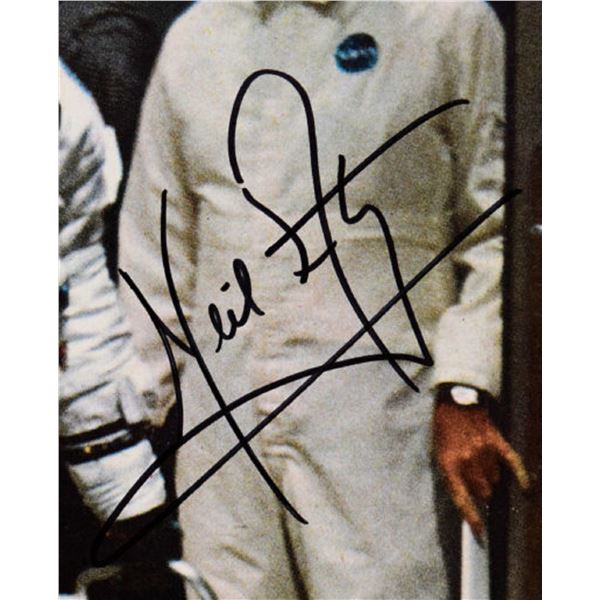 Neil Armstrong signed Life Magazine
