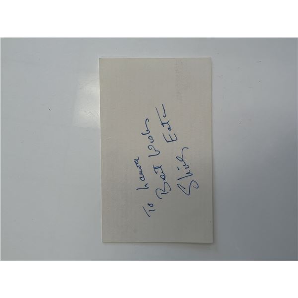 Goldfinger Bond Girl Shirley Eaton original signature