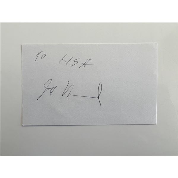 Horse trainer John A. Nerud original signature