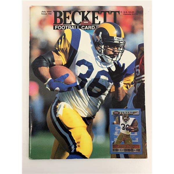 Beckett Football Card Magazine July 1994 - Jerome Bettis Cover