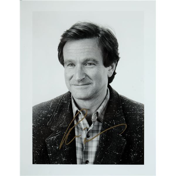 Robin Williams signed promo photo