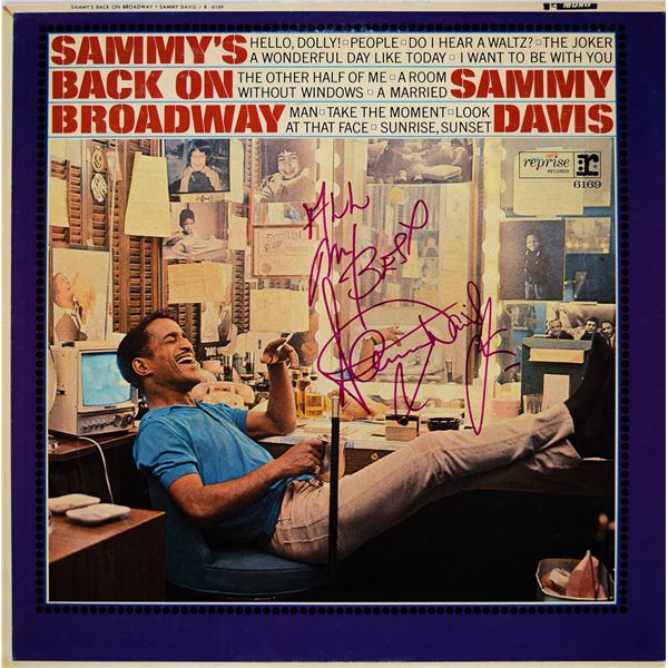Sammy Davis Jr. signed album