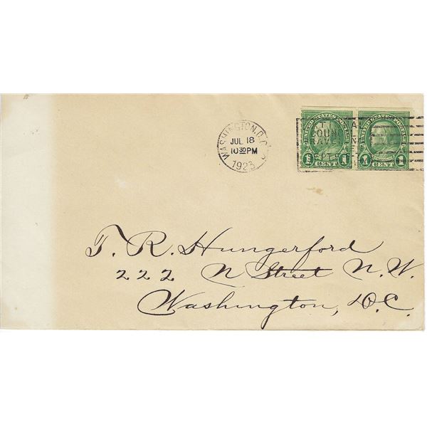 USA #597 First Day Cover - 1923