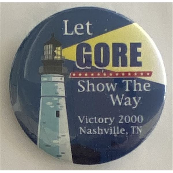 Let Gore Show the Way-Victory 2000 Nashville pin