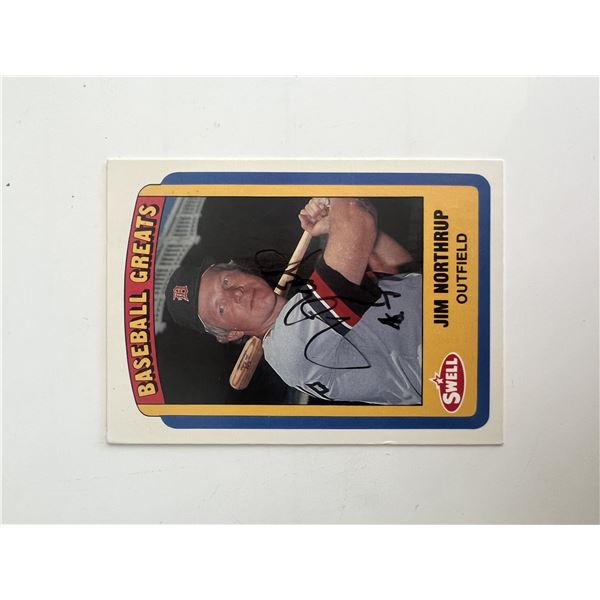 Baltimore Orioles Jim Northrup signed trading card