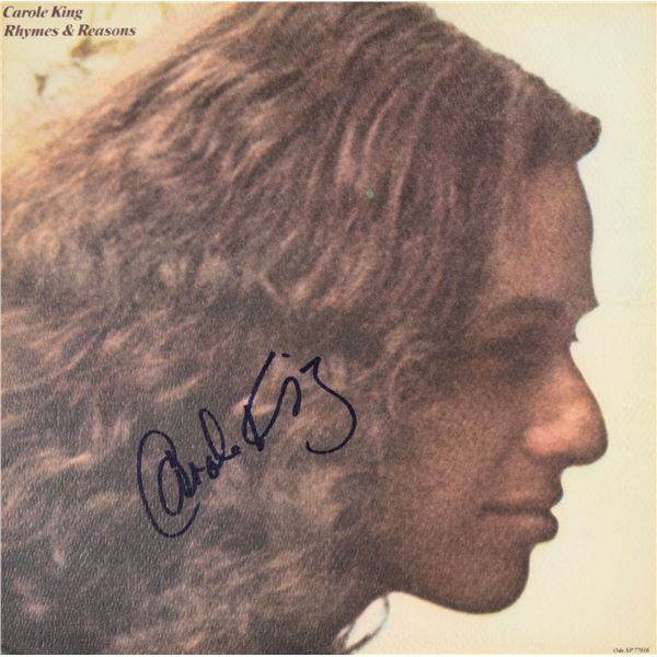 Carole King signed Rhymes & Reasons album