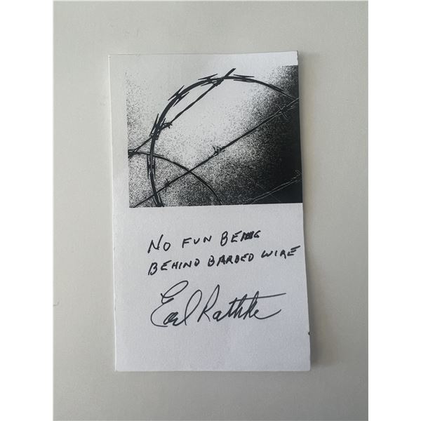 Earl Rathke original signature