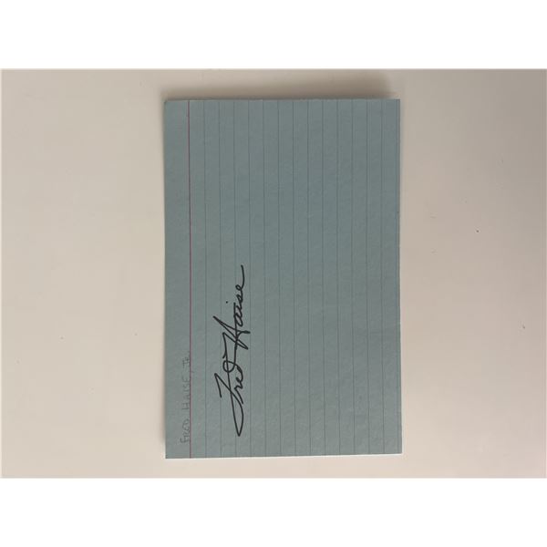 NASA astronaut Fred Haise original signature