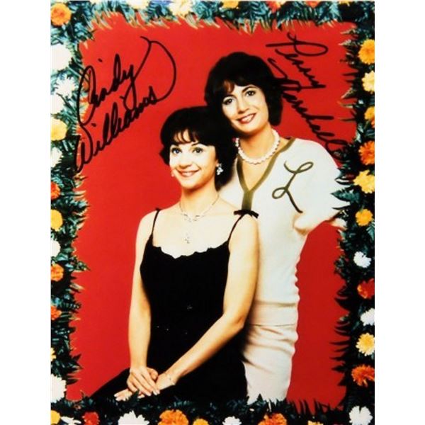 Laverne and Shirley signed promo photo