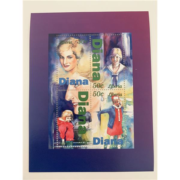 Lady Diana commemorative stamp set