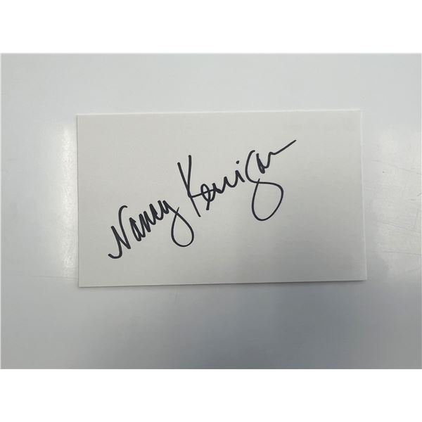 Figure Skating Champion Nancy Kerrigan original signature