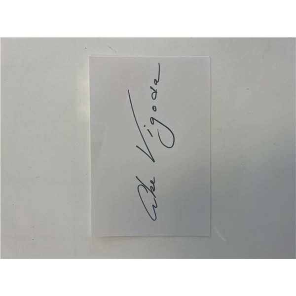 The Godfather Abe Vigoda original signature