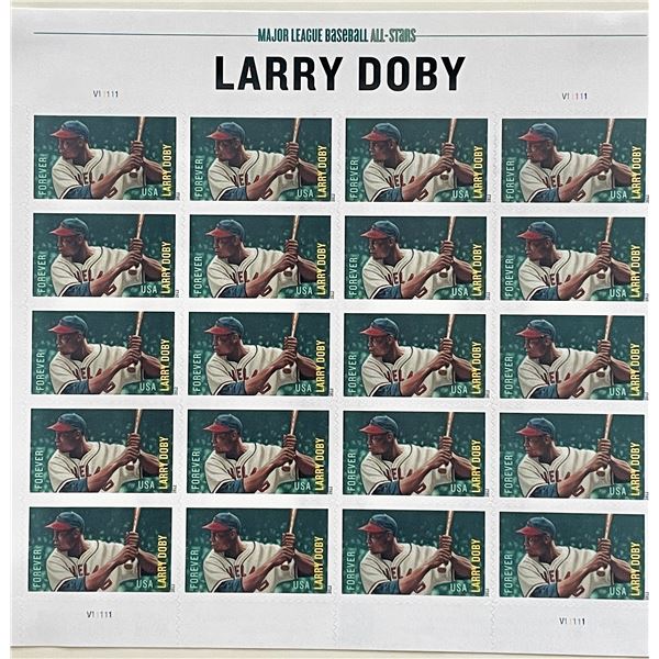 2012 MLB All-Stars Larry Doby stamp set of 20