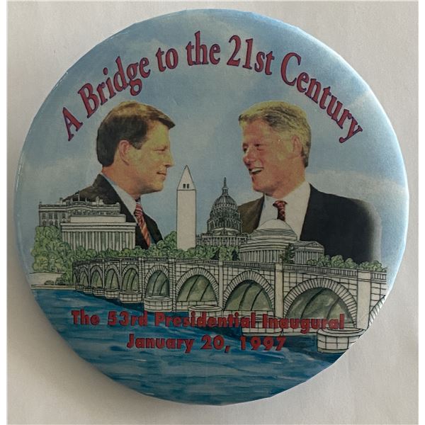 53rd inauguration commemorative Bill Clinton pin