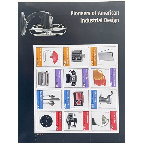 2011 Pioneers of American Industrial design stamp set of 12