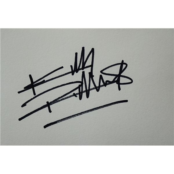 Keith Richards signature slip